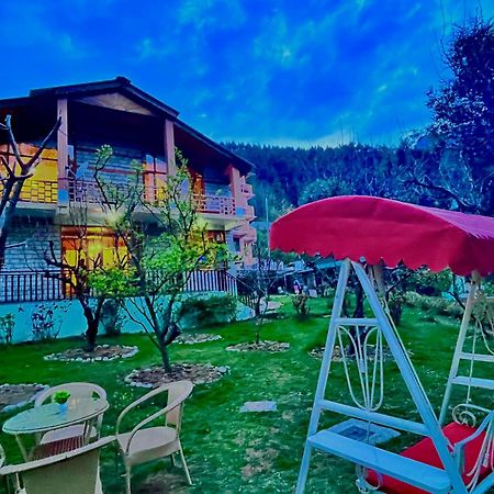 The Manu Emerald # Farmhouse # Top Selling Cottage In Manali # Peaceful Heritage Cozy Stay # Lawn With Bonfire # Most Awarded ภายนอก รูปภาพ