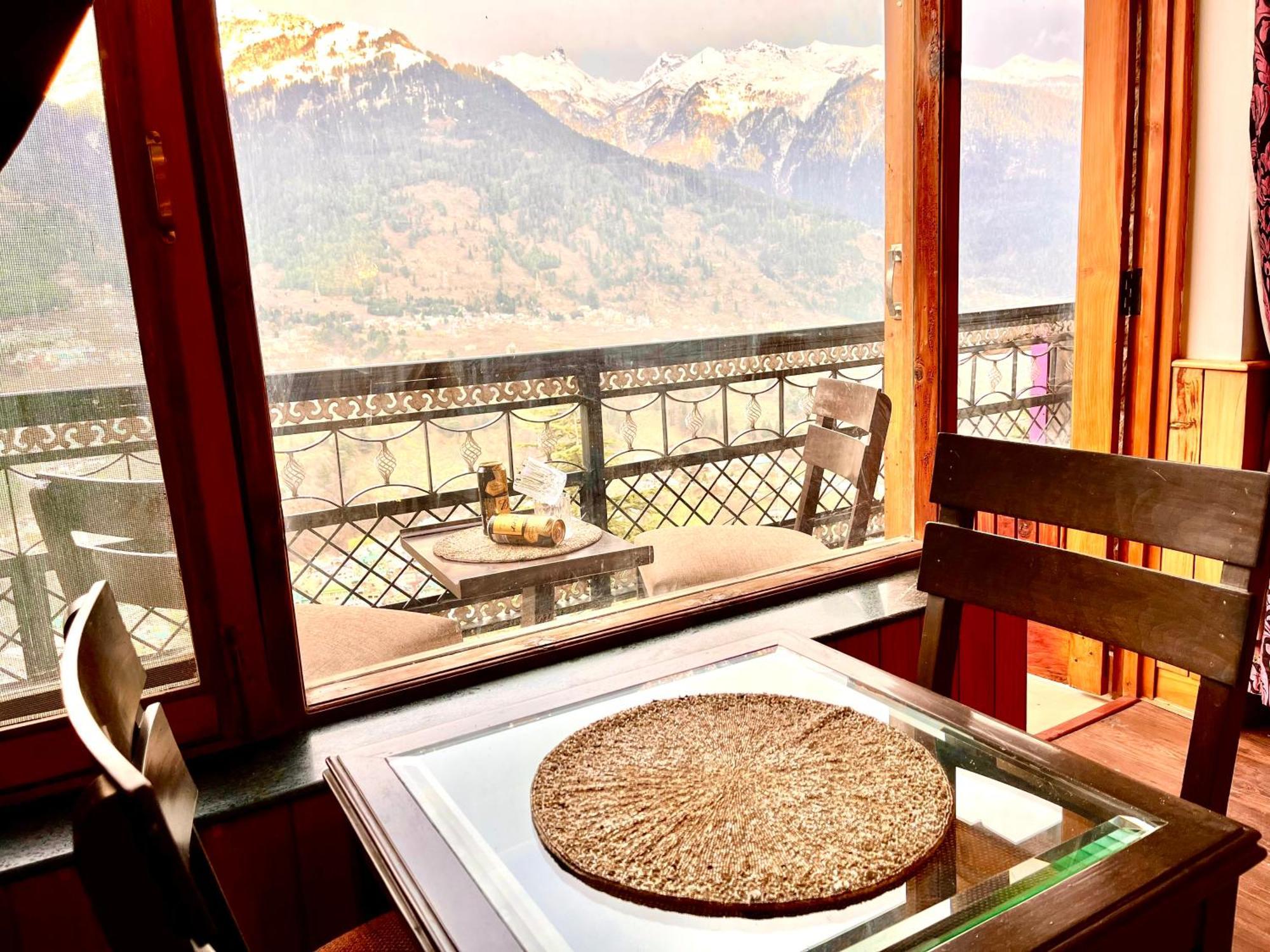 The Manu Emerald # Farmhouse # Top Selling Cottage In Manali # Peaceful Heritage Cozy Stay # Lawn With Bonfire # Most Awarded ภายนอก รูปภาพ