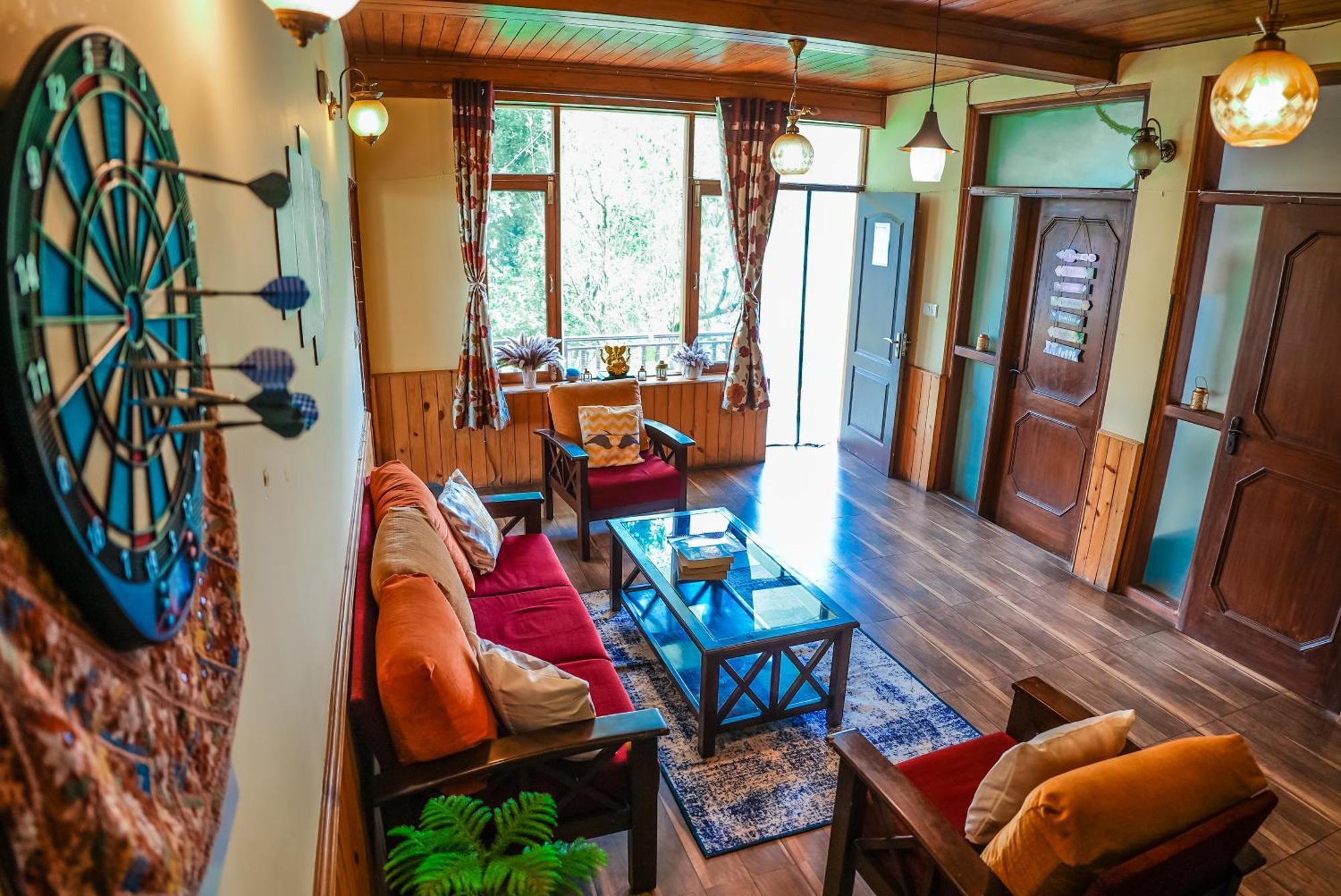The Manu Emerald # Farmhouse # Top Selling Cottage In Manali # Peaceful Heritage Cozy Stay # Lawn With Bonfire # Most Awarded ภายนอก รูปภาพ