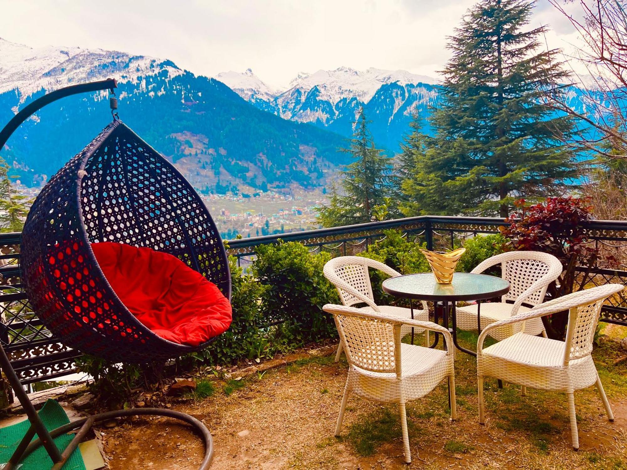 The Manu Emerald # Farmhouse # Top Selling Cottage In Manali # Peaceful Heritage Cozy Stay # Lawn With Bonfire # Most Awarded ภายนอก รูปภาพ