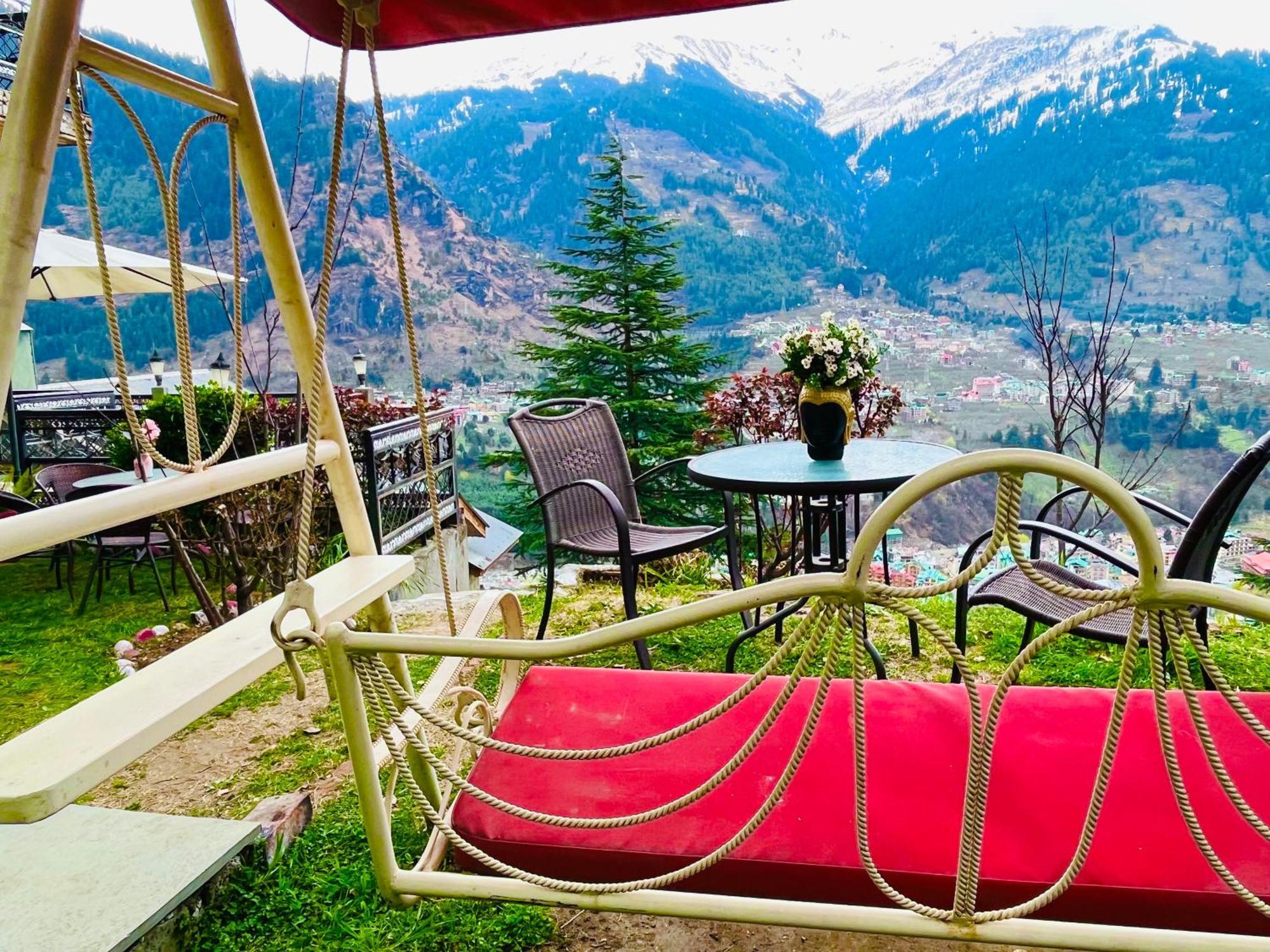 The Manu Emerald # Farmhouse # Top Selling Cottage In Manali # Peaceful Heritage Cozy Stay # Lawn With Bonfire # Most Awarded ภายนอก รูปภาพ