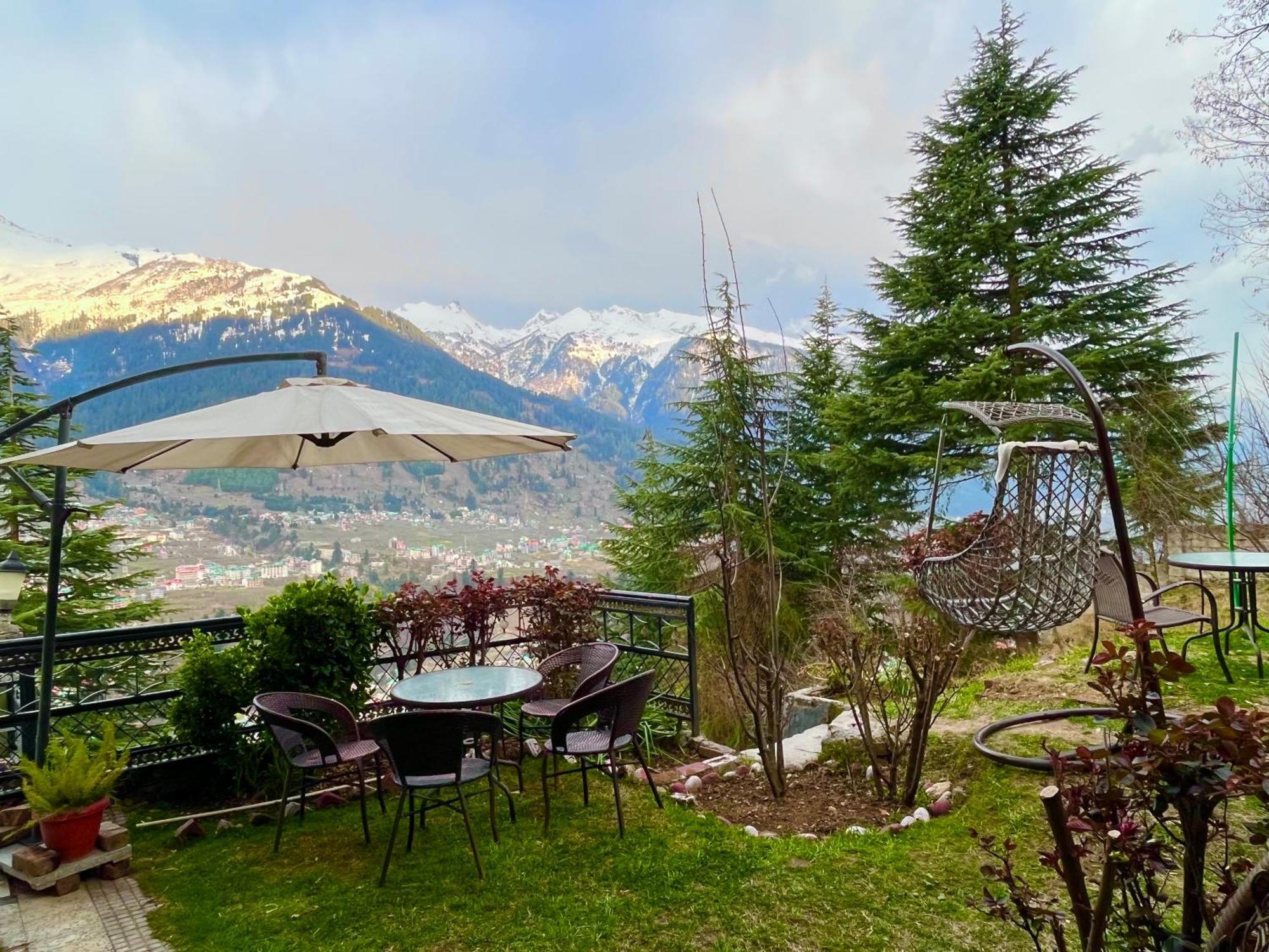 The Manu Emerald # Farmhouse # Top Selling Cottage In Manali # Peaceful Heritage Cozy Stay # Lawn With Bonfire # Most Awarded ภายนอก รูปภาพ