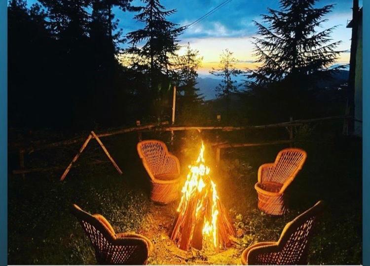 The Manu Emerald # Farmhouse # Top Selling Cottage In Manali # Peaceful Heritage Cozy Stay # Lawn With Bonfire # Most Awarded ภายนอก รูปภาพ