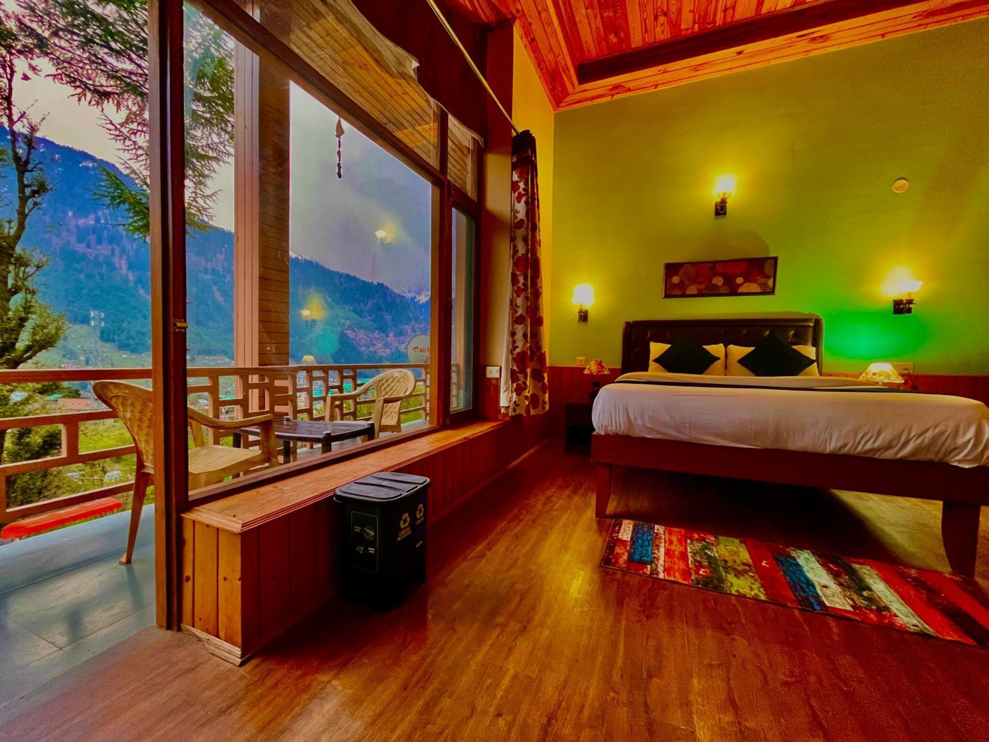 The Manu Emerald # Farmhouse # Top Selling Cottage In Manali # Peaceful Heritage Cozy Stay # Lawn With Bonfire # Most Awarded ภายนอก รูปภาพ